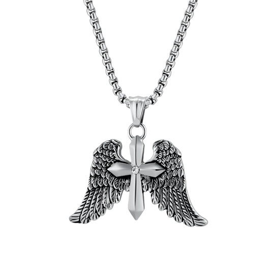 Archangel Cross Necklace