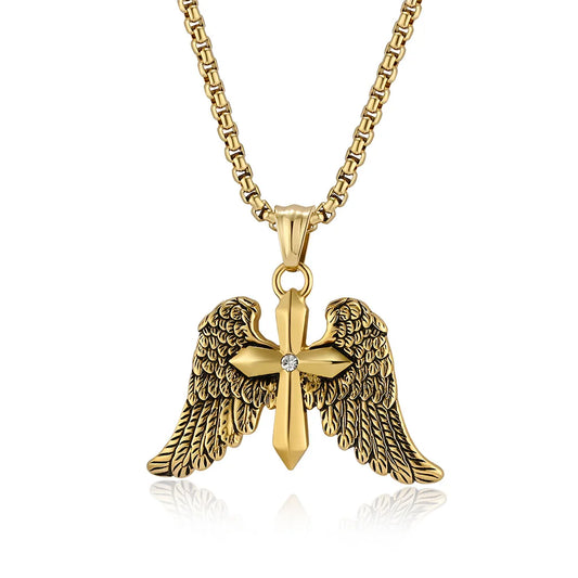 Archangel Cross Necklace