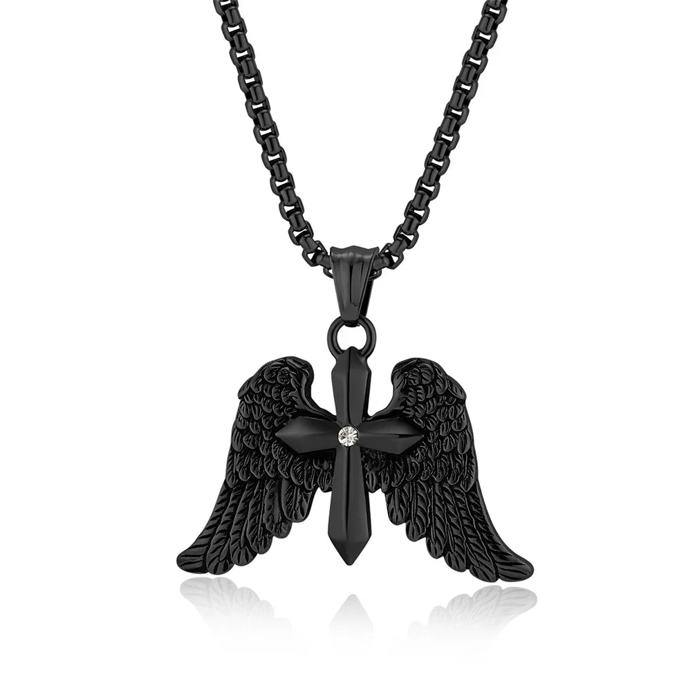Archangel Cross Necklace