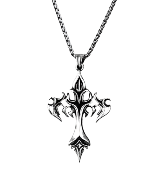 Inferno Cross Necklace